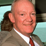 John Eisenhower in 1990. Image by Paul Savelli, U.S. Department of Defense, courtesy of Wikimedia Commons.