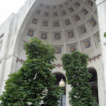 The rotunda at the north end of Ohio Stadium at arts-minded Ohio State University was designed to look like the dome at the Pantheon in Rome. Photo by Wally Gobetz, licensed under the Creative Commons Attribution 2.0 Generic license.