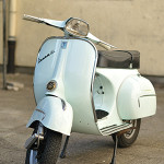 Michael Dezer began his collection of vintage vehicles with Vespa scooters, like this 50-year-old 150 GL. Image by Christian Scheja. This file is licensed under the Creative Commons Attribution 2.0 Generic license.