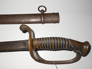 A fine example of a model 1850 U.S. foot officer's sword. Image courtesy of LiveAuctioneers.com Archive and Ivey-Selkirk Auctioneers.