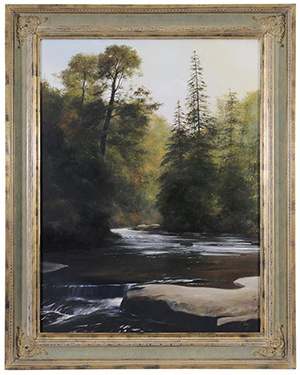 Julyan Davis, 'River Landscape,' circa 2004. Image courtesy of LiveAuctioneers.com Archive and Brunk Auctions.