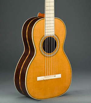 The 'Early American Guitars' exhibit will be in the André Mertens Galleries for Musical Instruments, Gallery 684. Metropolitan Museum of Art image.