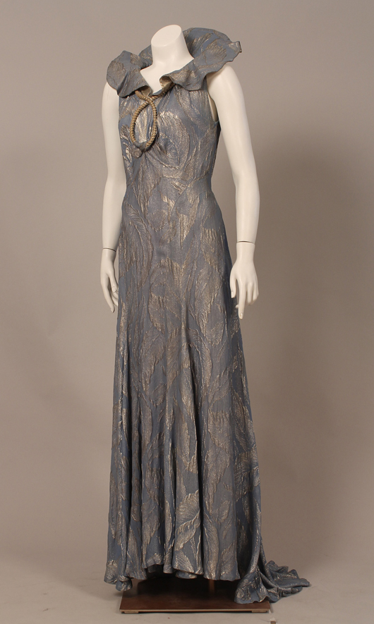 Milwaukee socialite Lillian Sivyer wore this gown to the 1937 coronation of King George VI. Wisconsin Historical Society image.
