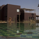 The Fellah Hotel in its exotic setting in Marrakech, Morocco. Image courtesy of the Fellah Hotel.