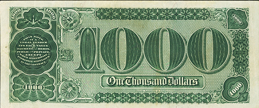 This is known as the Grand Watermelon Note because the large zeros resemble watermelons. Heritage Auctions image.