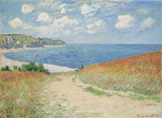 Claude Monet, 'Path in the Wheat Fields at Pourville,' 1882. Bequest of Frederic C. Hamilton.