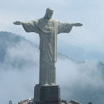 Cristo Redentor (Christ the Redeemer) at the peak of Corcovado mountain in Rio de Janeiro, the world's largest Art Deco statue. Photo by Jcsalmon, licensed under the Creative Commons Attribution-Share Alike 3.0 Unported, 2.5 Generic, 2.0 Generic and 1.0 Generic license.