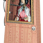 Esmeralda, the vintage fortune-0teller, will nod, turn her head, move her jaws and hands and even blink. An Esmeralda machine was offered at two different 2013 auctions, but she did not attract a high enough bid to sell. Photo courtesy of DuMouchelles, Detroit.