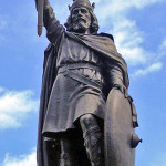 Bronze statue by Hamo Thornycroft of Alfred the Great erected at Winchester in 1899. Image by Odejea. This file is licensed under the Creative Commons Attribution-Share Alike 3.0 Unported, 2.5 Generic, 2.0 Generic and 1.0 Generic license.