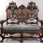 Italian settle. Bruhns Auction Gallery image.
