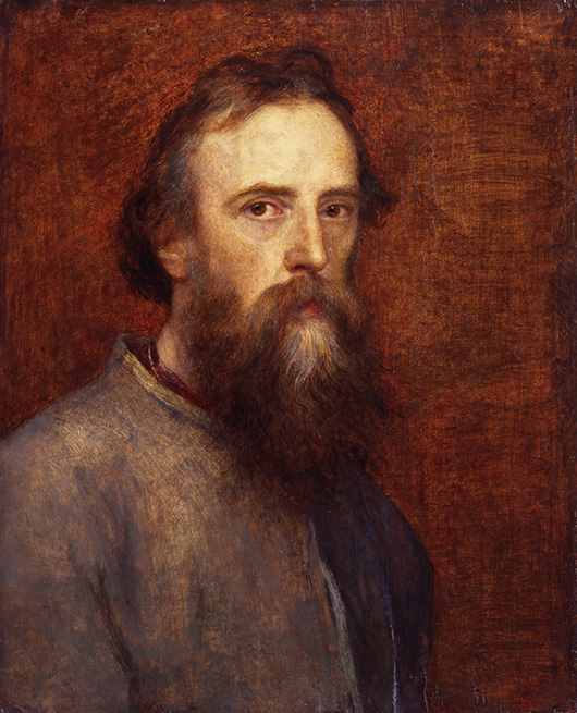 George Frederic Watts by George Frederick Watts, circa 1860. Copyright National Portrait Gallery, London.