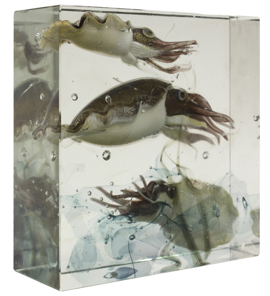 A new world record was set for Alfredo Barbini with his ‘Aquarium Block’ for Pauly Murano, which achieved $11,900. Clars Auction Gallery image. 