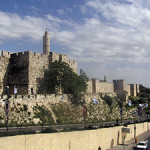 The Tower of David, the ancient citadel in Old City of Jerusalem. Image by Magianist, courtesy of Wikimedia Commons.