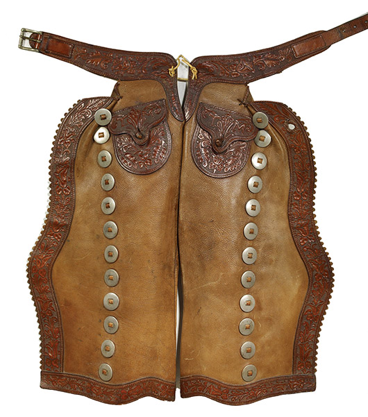 Tom Mix chaps sold for $29,500. High Noon Western Americana image.