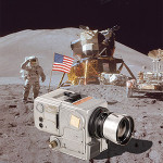 The Hasselblad camera used by astronaut Jim Irwin during the Apollo 15 mission to the moon in 1971. Copyright Westlicht Photographica Auction. Used with permission.