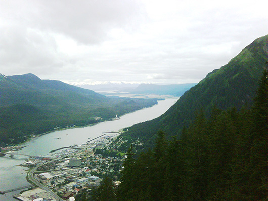 View of Gastineau Channel and downtown Juneau, Alaska. Image by Sam Glover. This file is licensed under the Creative Commons Attribution-Share Alike 2.0 Generic license.
