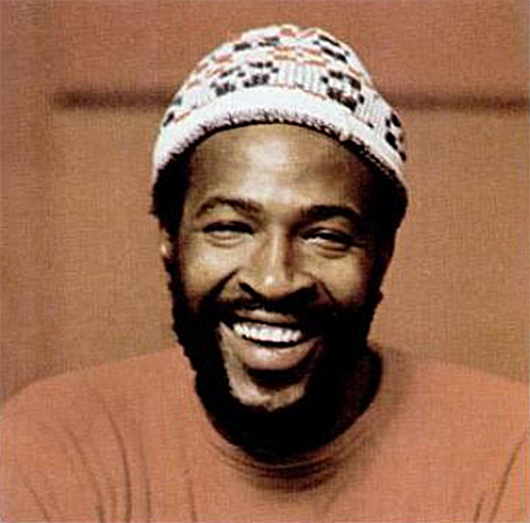 Motown superstar Marvin Gaye (1939-1984) in a 1974 trade ad for the album 'Anthology.' The ad appeared in the April 27, 1974 issue of 'Billboard' magazine.