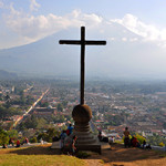 Antigua, Guatemala, vied from the Hill of the Cross. Image by chensiyuan. This file is licensed under the Creative Commons Attribution-Share Alike 3.0 Unported, 2.5 Generic, 2.0 Generic and 1.0 Generic license.