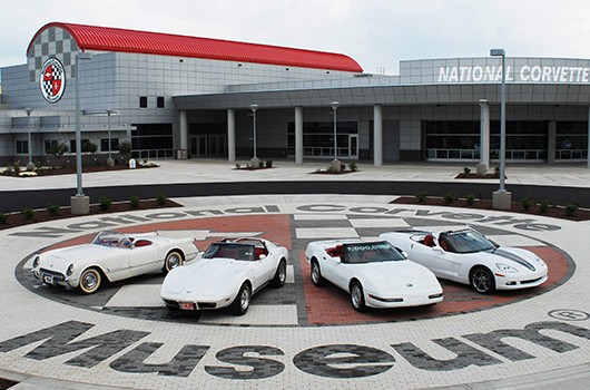 Outside the National Corvette Museum in Bowling Green, Ky. Image courtesy of Chevrolet