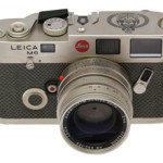 1995 Leica M6 platinum camera, Sultan of Brunei 50th birthday edition, sold on June 21, 2013 by L & H Auction via LiveAuctioneers for $602,642