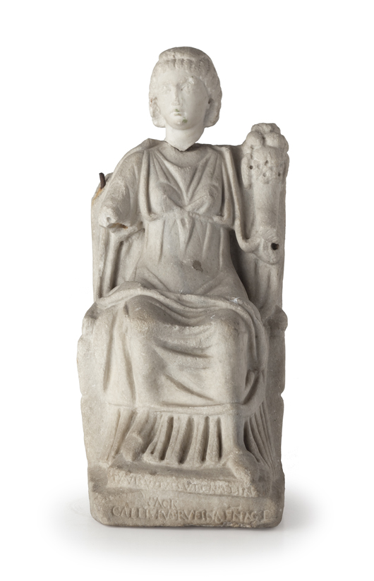 Lotto 59: ‘Bona Dea,’ II-III secolo D.C., Courtesy Wannenes Genova.