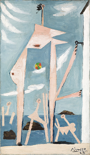 Pablo Picasso, 'Baigneuses au ballon,' 1928. Image courtesy of Moderna Musee.