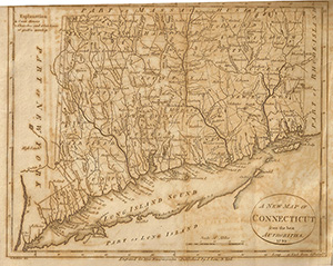 Low's Encyclopedia 1799 map of Connecticut. Image by DigbyDalton. This file is licensed under the Creative Commons Attribution-Share Alike 3.0 Unported license.