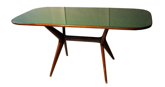 Ico Parisi (attributed) wooden dining table, circa 1950, 70 inches by 34 1/2 inches. Estimate: €2,200-€2.500. Nova Ars image.