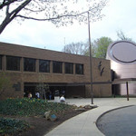 The Cleveland Museum of Natural History, seen in April 2006. Also in view is the Fannye Shafran Planetarium. Image by Andrew DeFratis. This work is licensed under the Creative Commons Attribution-ShareAlike 3.0 License.