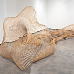Sopheap Pich, 'Morning Glory,' 2011, rattan, bamboo, wire, plywood, and steel, 17 feet 6 inches × 103 inches × 74 inches (533.4 × 261.6 × 188 cm). Solomon R. Guggenheim Museum, New York, Guggenheim UBS MAP Purchase Fund 2013.3 © Sopheap Pich. Installation view: Morning Glory, Tyler Rollins Fine Art, New York, Nov. 3–Dec. 23, 2011.