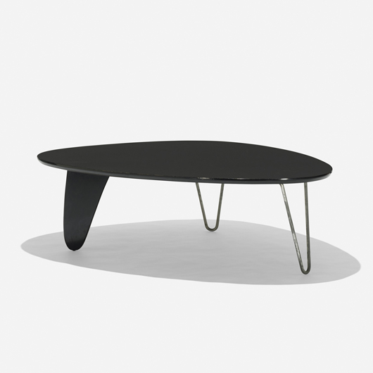 Isamu Noguchi, Rudder coffee table, model IN-52. Estimate: $20,000-$30,000. Wright image.