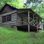 The unique window was stolen from a cabin in the Elkmont Historic District of the park in eastern Tennessee. Pictured is the Avent cabin, circa 1845, one of only two structures that date to the pioneer period in Elkmont. Image by Brian Stansberry. This file is licensed under the Creative Commons Attribution-Share Alike 3.0 Unported license.