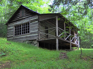 The unique window was stolen from a cabin in the Elkmont Historic District of the park in eastern Tennessee. Pictured is the Avent cabin, circa 1845, one of only two structures that date to the pioneer period in Elkmont. Image by Brian Stansberry. This file is licensed under the Creative Commons Attribution-Share Alike 3.0 Unported license.