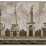Pablo Bronstein, 'Four Alternate Designs for a Lighthouse in the Style of Nicholas Hawksmoor,' 2014, Courtesy Herald St.