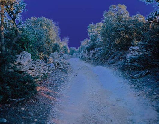 Catherine Yass, 'Sleep' (chemin) (2008), ilfotrans transparency, lightbox, 86 x 68 x 12.5cm, edition 2 of 3 + 2APs. Copyright the artist. Courtesy Alison Jacques Gallery, London.