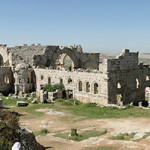 The Church of Saint Simeon Stylites, located about 19 mile northwest of Aleppo, Syria, is thought to be the oldest surviving Byzantine church, dating back to the fifth century. Image by Bernard Gagnon. This file is licensed under the Creative Commons Attribution-Share Alike 3.0 Unported, 2.5 Generic, 2.0 Generic and 1.0 Generic license.