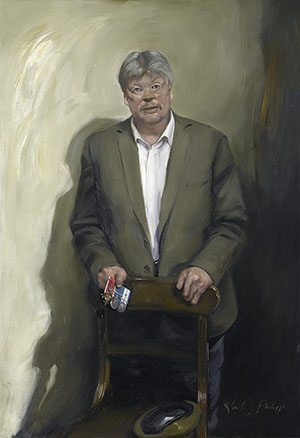 'Simon Weston' by Nicky Philipps, 2013 © National Portrait Gallery, London.