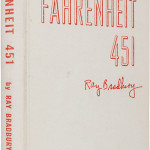 Unusually fine copy of the Ray Bradbury’s ‘Fahrenheit 451,’ New York: Ballantine Books, 1953. First edition, number 102 of 200 copies signed by Bradbury and bound in ‘an asbestos material with exceptional resistance to pyrolysis.’ Estimate: $17,500 - up. Heritage Auctions image.