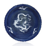 This Chinese Yuan Dynasty dish, priced at $22 million, was one of the high points of the European Fine Art Fair in Maastricht, selling to a Chinese collector on the stand of Hong Kong dealers Littleton and Hennessy Asian Art. Image courtesy Littleton and Hennessy and TEFAF.