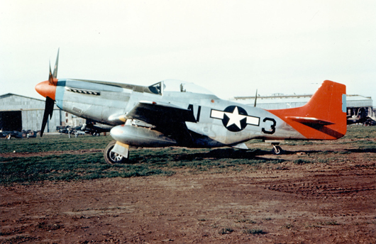 The 332nd Fighter Group, a k a 'The Tuskegee Airmen,' flew aircraft with distinctive markings that earned the soldiers the nickname 'Red Tails.' U.S. Air Force photo