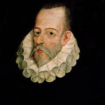 Portrait of Miguel de Cervantes y Saavedra (1547-1615). Image courtesy Wikimedia Commons.