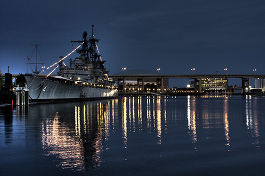 The USS Little Rock moored in Buffalo, N.Y. The 610-foot-long cruiser was commissioned in June 1945. Image by Tim Gerland. This file is licensed under the Creative Commons Attribution 2.0 Generic license.