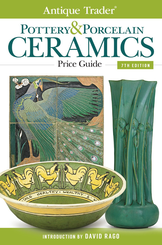Cover of the new 'Antique Trader Pottery & Porcelain Ceramics Price Guide.' Krause Publications image.
