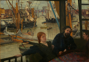 'Wapping,' James McNeill Whistler (American, 1860—1861), Oil on canvas, H x W: 72.1 x 101.8 cm (28 3/8 x 40 1/16 in), National Gallery of Art, John Hay Whitney Collection