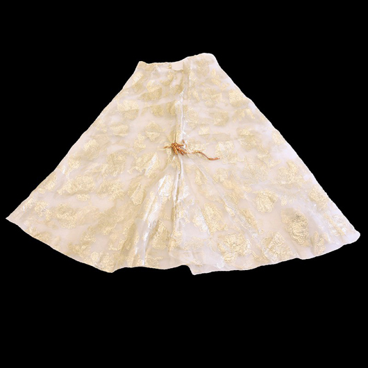The skirt worn by Fonteyn in the the 1965 production of Romeo and Juliet. PFC Auctions image.