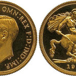 Considered Britain's most valuable coin, this Edward VIII 1937 gold proof sovereign sold for £516,000 ($874,700). A.H. Baldwin & Sons Ltd. image.