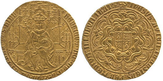 Henry VII gold sovereign, 1502-1504, sold for £120,000. A.H. Baldwin & Sons Ltd. image.