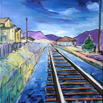 'Train Tracks' by Bob Dylan. Image courtesy of the Ross Group Inc.