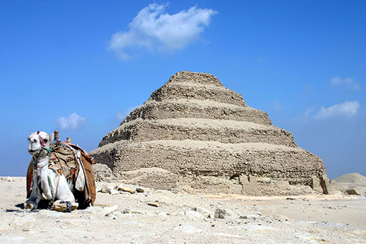 Saqqara Pyramid of Djoser in Egypt. Feb. 16, 2007 photo by Charlesjsharp, licensed under the Creative Commons Attribution-Share Alike 3.0 Unported license.