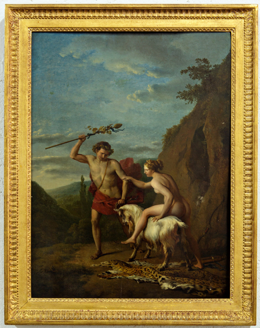 Francois Pascal Simon Gerard (attr.)(Rome 1779-Paris 1837), oil on board, 27 x 20 inches. Est. $30,000-$40,000. Beaux Auctions image
